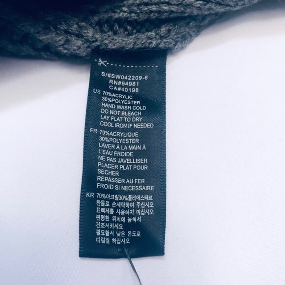 XXi Gray Full Button Sweater - Picture 6 of 6